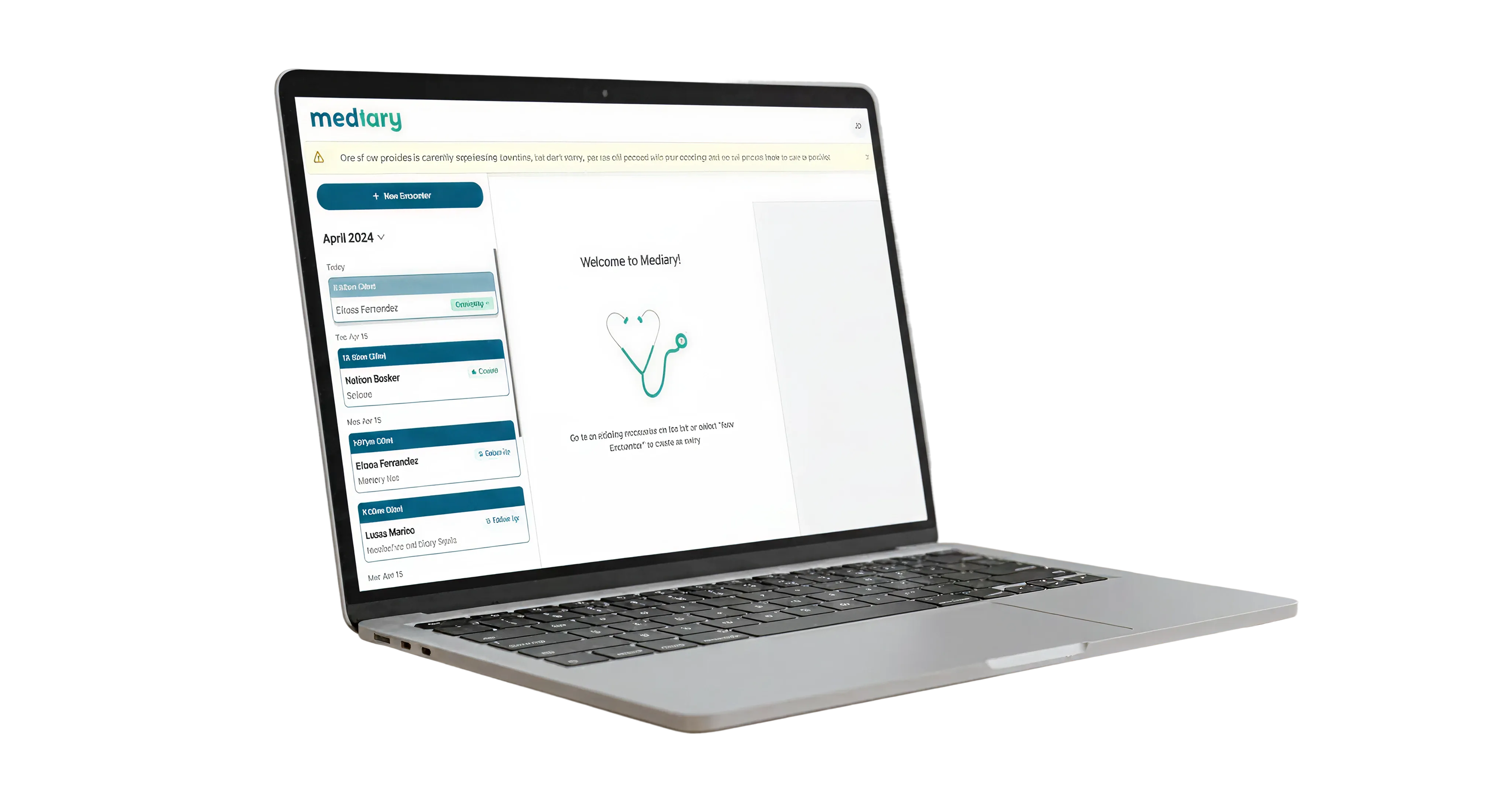 Mediary Desktop Dashboard
